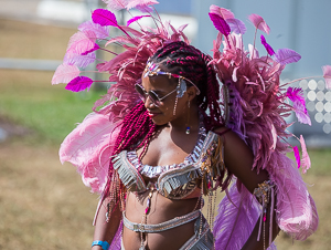 Picture 3 - Girl, Carnival Parade, Port of Spain, Trinidad